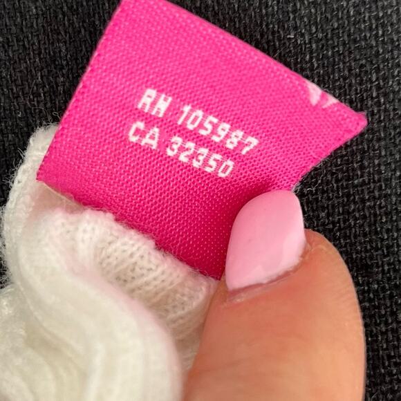 Roxy Womens Winter Scarf Long Spectator Game Layer Warm White Hot Pink - Picture 8 of 8